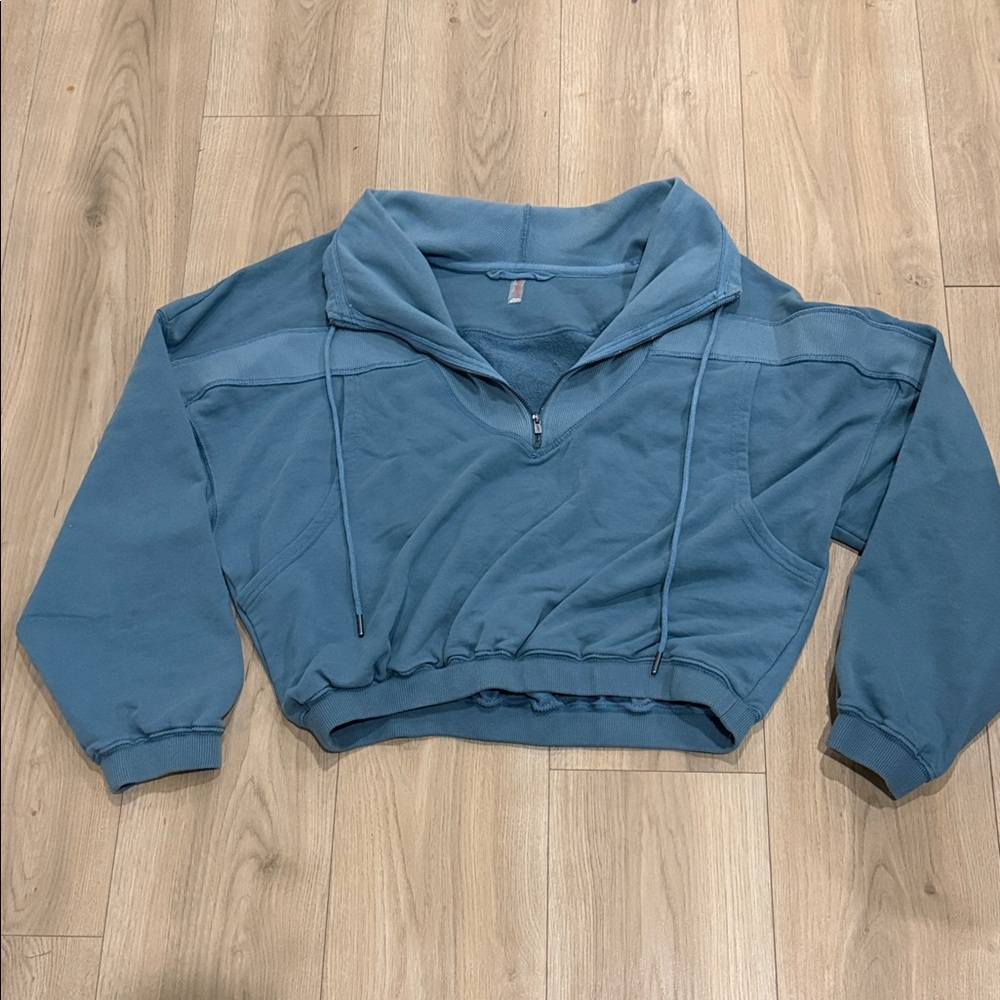 FP Movement by Free People Teal Cowl Neck Sweater